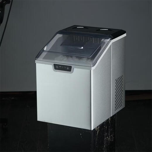 OEM Europe, America, Japan and Taiwan 110V220V fully automatic small refrigerator household round ice stainless steel new ice machine stainless steel box transparent front cover 14 round icicles British regulations