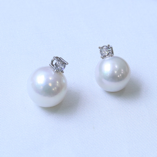 Pendant Freshwater Pearl 10-14mm Freshwater Edison Pearl Necklace Perfect Round Extremely Bright Micro S925 Silver Chopard Adjustable Chain 11-12mm x 45cm