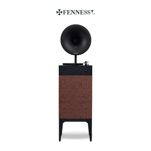 梵尼诗（Fennessy） Donut i5专业级黑胶唱片机现代轻奢HiFi留声机客厅蓝牙音响 焦糖色机身+巧克力喇叭