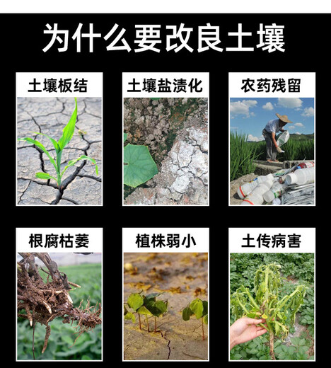 Soil conditioner to improve hardened saline-alkali land, general alkaline soil conditioner, loosening essence, loosening activator, soil conditioner 1KG