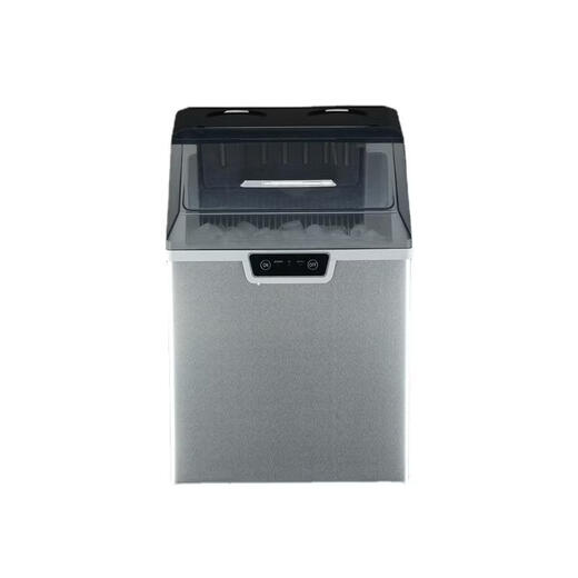 OEM Europe, America, Japan and Taiwan 110V220V fully automatic small refrigerator household round ice stainless steel new ice machine stainless steel box transparent front cover 14 round icicles British regulations