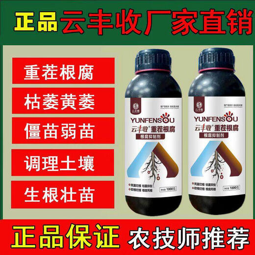 Yunfeng harvest root rot agent, root rot damping off, leaf rot, dead trees, root activation, soil disease prevention, 1000 bottles of test fruit