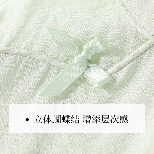 YEEHOO children's skirt girls summer dress new national style gauze skirt breathable skin-friendly cotton lining girl princess skirt new floating ripples - green 90