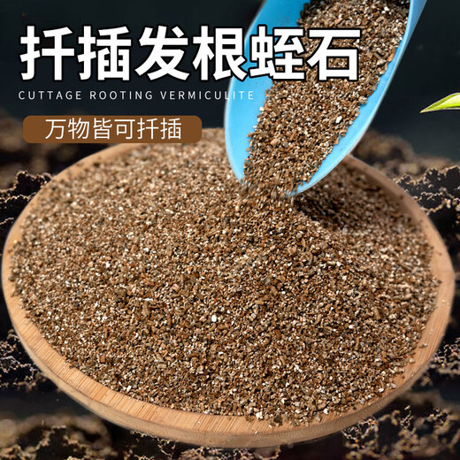 Vermiculite particle cuttings, rose perlite flower cultivation, special white vermiculite nutritious soil for turtle egg hatching, large and fleshy, fully carbonized, no impurities, rice husk charcoal 5 liters