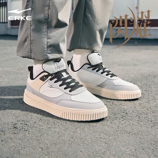 Hongxing Erke sports sneakers autumn trend thick sole lightweight splicing personality versatile casual skateboard shoes men's shoes