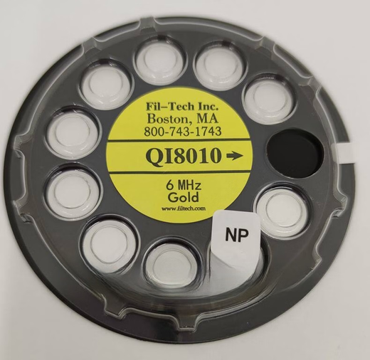 Silver-aluminum quartz crystal oscillator, double-sided silver-plated 5M crystal oscillator, high-frequency 6MHz crystal control chip QI8010 silver aluminum alloy