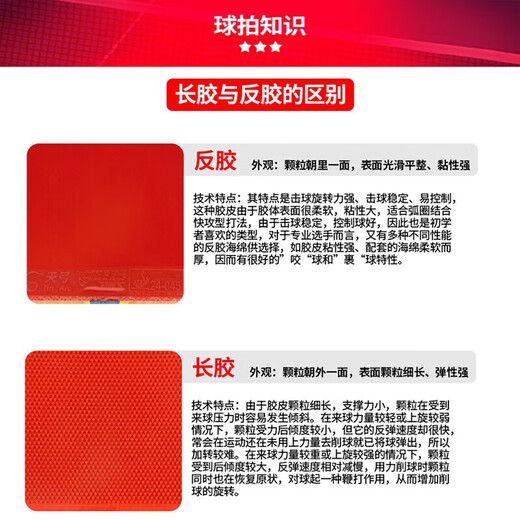 双鱼（DOUBLE FISH）三星级横直对拍乒乓球拍（附4球/京仓速发）3A+C/E对拍