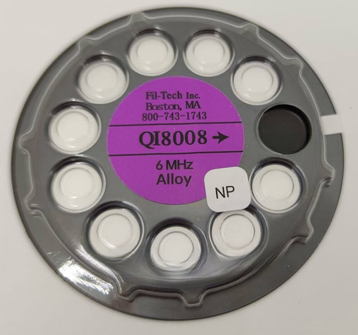 Silver-aluminum quartz crystal oscillator, double-sided silver-plated 5M crystal oscillator, high-frequency 6MHz crystal control chip QI8010 silver aluminum alloy