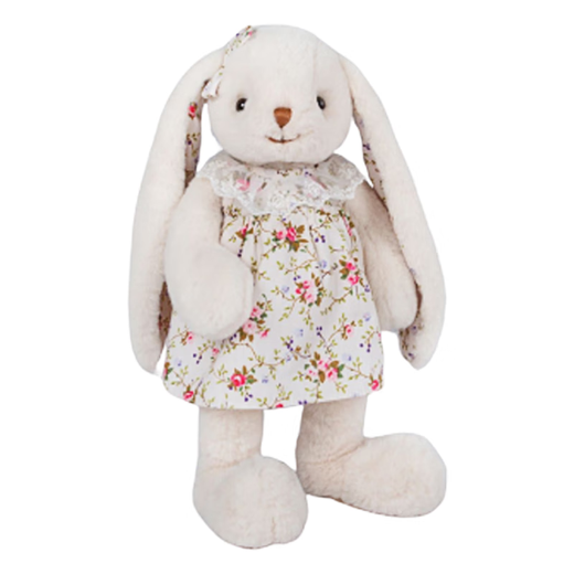 Gabriel Plüsch Puppe süße Blumenohr Rabbit Puppen Spielzeug Urlaub Geschenk Geburtstagsgeschenk für Mädchen W1813d Little Schatz Nackt Farbe Geschenkbox Modell 30cm