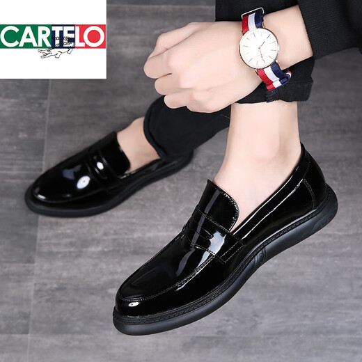 Zapatos de cuero de verano de marca de marca Cartelo Trendy Bean Summer de cuero de verano