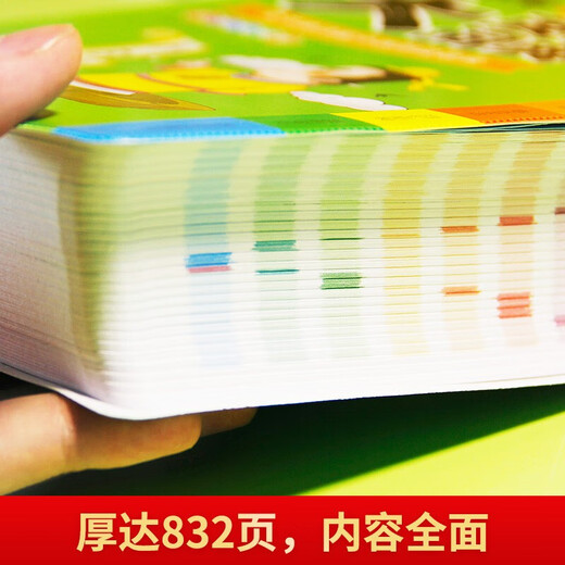 【TL】小学生多功能大英语词典大成语词典彩图版大开本大字号开心辞书小学生英文字典语文词典软皮精装 小学生大英语词典【16开832页】