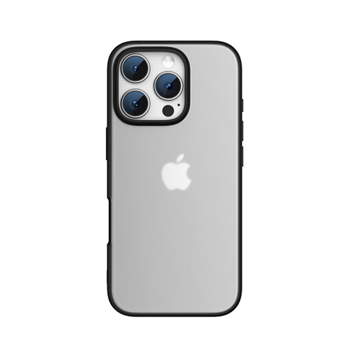 蓝猩先生适用苹果16promax手机壳iPhone16promax保护套磨砂护甲超薄防摔保护壳 典雅黑	