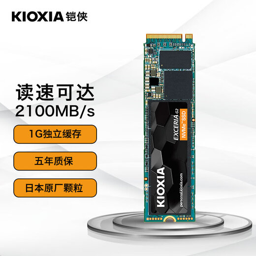 Kioxia 1TB SSD solid state drive NVMe M.2 interface EXCERIA G2 RC20 series