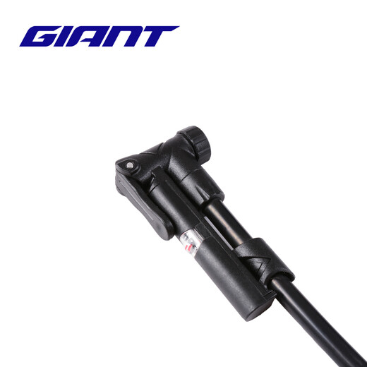 Bomba de aire gigante Mini002 Mini Pomba de bicicleta de montaña Americana y Francesa Americana y Americana con medidor de presión de la manguera Color de titanio