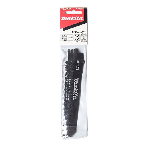 Makita (MAKITA) Saber Saw Blade S644 Reciprocating Saw Blade Wood Cutting 150MM Cutting Pieces Lumber Wood Cutting Saw B-16863 Wet Wood Cutting [5 Package] 305mm