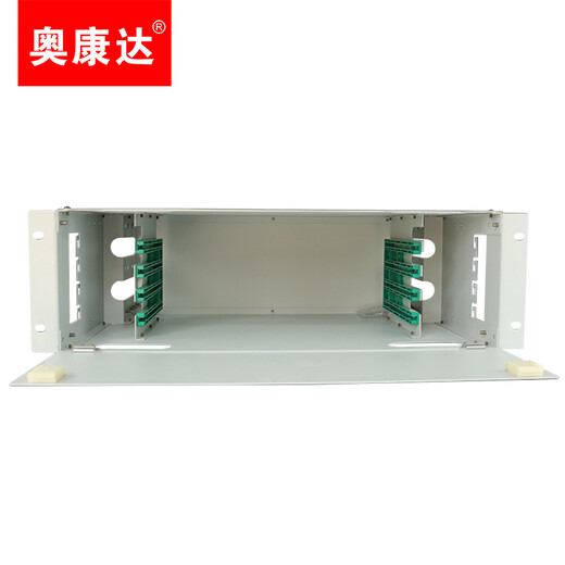 
Okonda Telecom-grade SC FC LC ODF fiber optical distribution frame Single-mode thickened pull-out rack type fusion fiber disk terminal box fusion disc fiber flange 12155B 48 core 48 port ODF fiber optical distribution frame empty frame