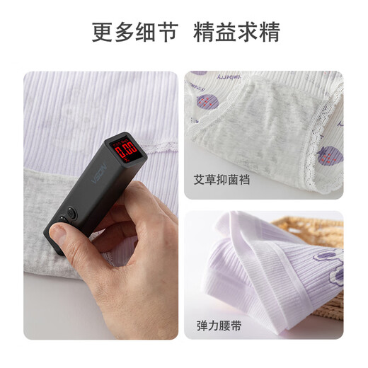 憨憨象儿童内裤纯棉四角裤女童平角裤短裤女宝宝小女孩三角裤全棉中大童 11155紫格女孩【四角纯棉款】 4条 120 身高110-120cm 30-40斤