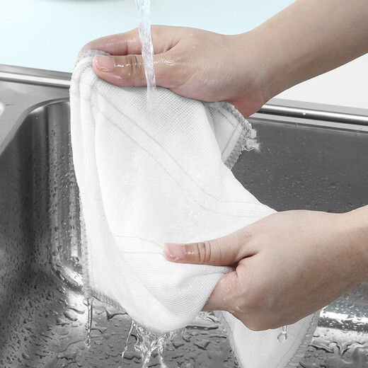 Camellia rags, absorbent kitchen dishcloths, tablecloths, thickened housekeeping cleaning supplies rags, 10 pieces, 10 pieces