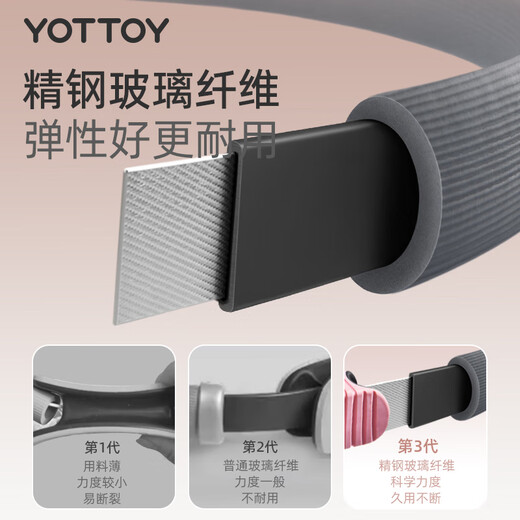 Yottoy limb resistance circle middle-aged and elderly inner thigh leg clamp training Pilates resistance circle leg fitness yoga circle Yunshan blue resistance circle comfortable, safe and non-slip
