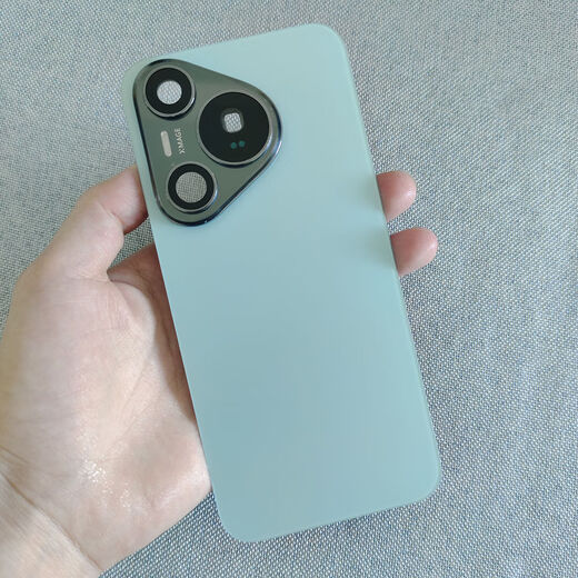 Suitable for Huawei Pura70 back cover glass Pura70Pro to replace the original back shell mobile phone battery cover back screen Pura70pro feather sand black back cover with adhesive + heat dissipation sticker