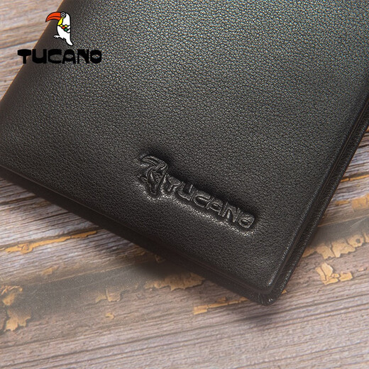 Billetera para hombres carpintería de cartas de billetera de billetera de múltiples tarjetas largas y de carpas