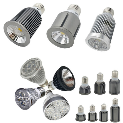 LED spotlight cup E27 screw-kou clothing store track light bulb tube light source 12 watt cob spotlight white warm light source PAR30 24 watt other warm white