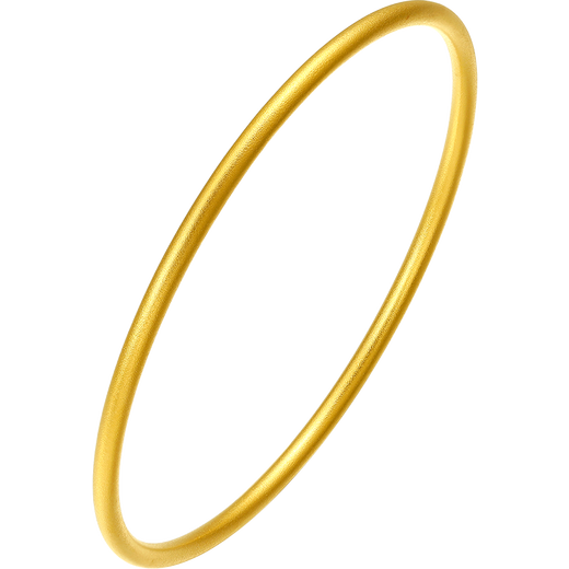Saturday Fu Gu method gold bracelet for women simple pure gold 999 bracelet priced at AA106728 about 8.98g 58mm gift