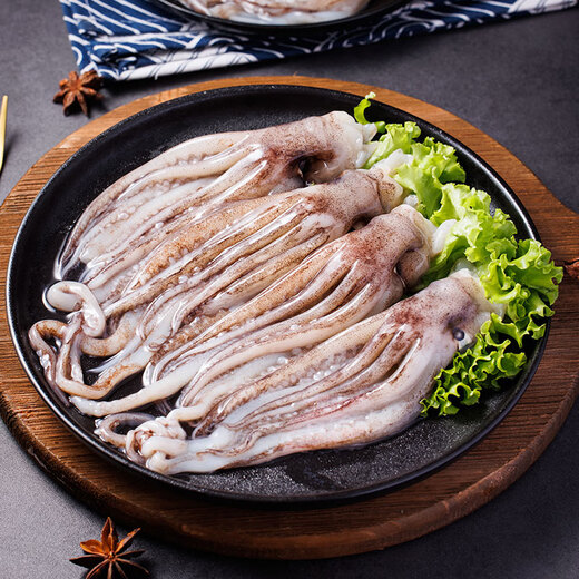 Megaka Squid Head Net Weight 1Jin Jin is equal to 0.5kg Squid Tentacles Squid Claws Barbecue Ingredients Teppanyaki Squid