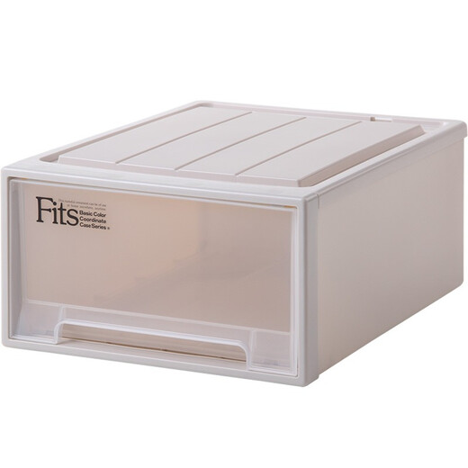Tenma Japanische Tenma-Schubladen-Aufbewahrungsbox Ins Plastikstaierbox 39 Garderobe Kleidung Organisationsbox Aufbewahrungsbox F3923-Khaki (39*53*23 cm) importiert in Japan