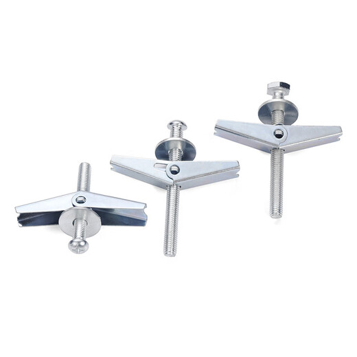 Jinggong (JINGGONG) SZ iron aircraft expansion screw hollow brick wall gypsum board orchid clip umbrella type gecko plug M4M5M6M8-M12 aircraft card M8 (10 pieces)