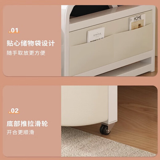 致绪折叠沙发床两用多功能小户型折叠两用伸缩床抽拉客厅储物简易沙发 【0.8m储物款】+7cm海绵