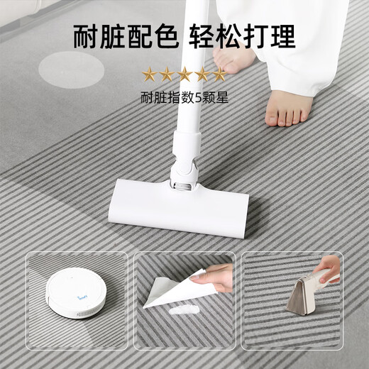 咏幻定制客厅新款轻奢沙发地垫免洗可擦房间卧室家用茶几毯厚 现代15601 1件 200*300CM升级加厚款易打理