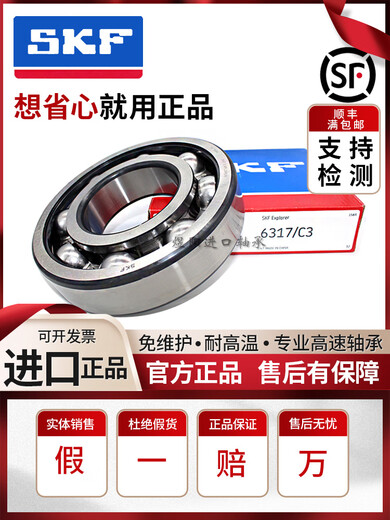 SKF Deep Groove Ball SKF importiertes Lager 6200 6201 6202 6203 6204 6205 2Z 2RSH C3 6206-2Z Metalldichtung