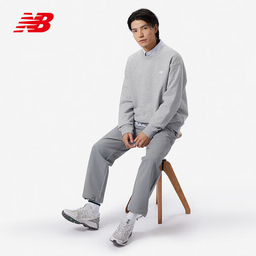 NEW BALANCE/ NB ATHLEISURE Woven Pants 男款梭织潮流舒适运动长裤 NTE12111-GR 灰色 L