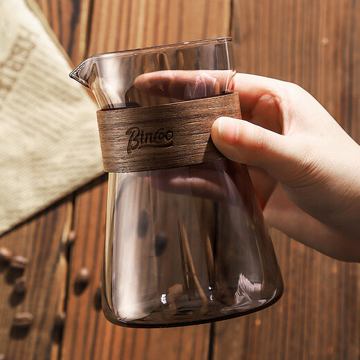 Bincoo coffee sharing pot hand-brewed coffee set glass pot Japanese hanging ear coffee cup cold brew pot tasting cup