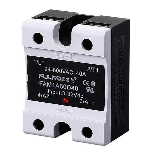 Fred single-phase solid state relay 40A small DC 24V control 220V AC SSR-40DA voltage regulator industrial grade 25 FDR1-V48150