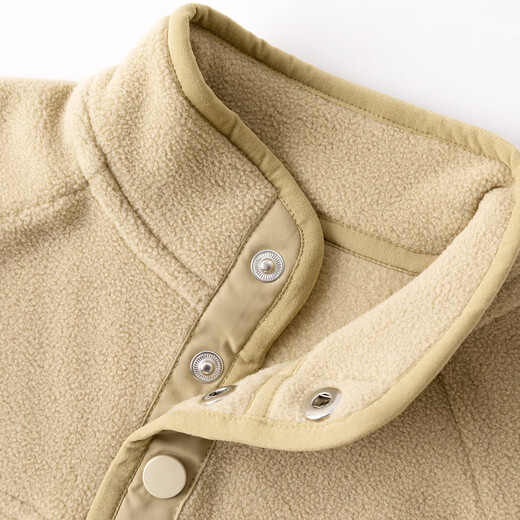 Dudujia Boys Outdoor Suit Autumn Clothes Children's Camping Style Stand Collar Pullover Trousers Girls Fashionable Fleece Jackets Tops and Pants Green 90