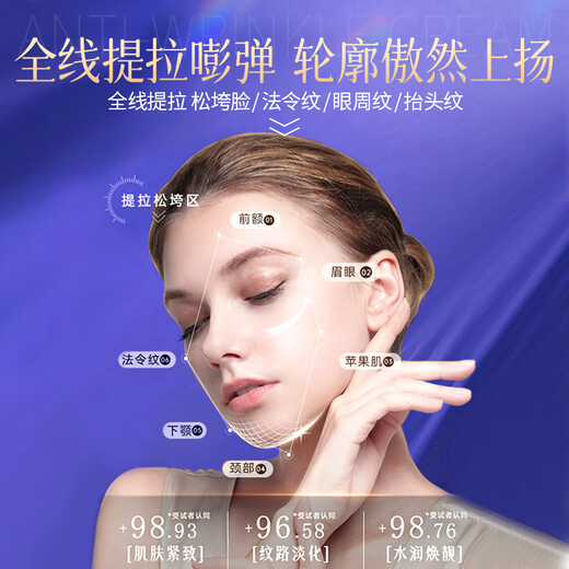 HIEUAILR German High Luxury Anti-Wrinkle Cream Polypeptide Firming and Lightening Fine Lines Anti-Aging and Whitening Skin Care Set for Men and Women Anti-Wrinkle Cream 1 Bottle 50g