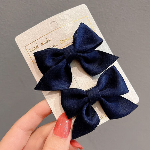 
Princess Haiyiduo children's bow hair clip internet celebrity floral style girl hair breaking artifact little girl elegant and does not hurt hair card 9272A yellow hair clip 2 piece set
