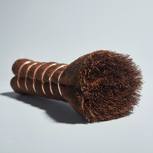 Rongshantang Natural Brown Silk Pot-raising Pen Tea Brush Tea Knife Tea Needle Tea Mat Tea Cup Holder Tea Ceremony Six Gentlemen Tea Set Accessories Brown Silk Tea Brush-Thick Pen Style