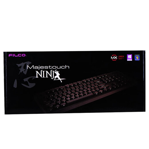 FiLCO (FILCO) 104-key Ninja Saint-Hand Second Generation Mechanical Keyboard Side-engraved Wired Cherry Axis Game Keyboard Color Limited Red Blue Axis