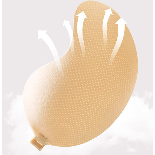 Bo Na Ling breast patch thickened underwear women's wedding dress push-up silicone underwear breast patch women's small breasts make big invisible underwear bra patch mesh mango brush glue thick section A