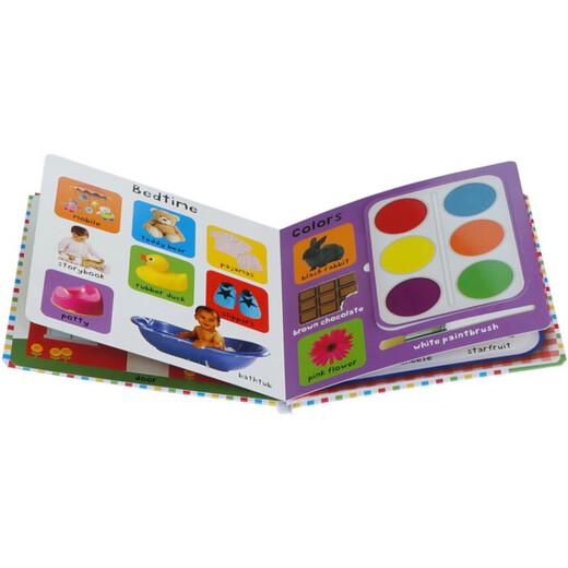 幼儿英语100词 我的100个单词 英文原版 First 100 Words Lift-The-Flap 罗杰普利迪 幼儿绘本翻翻书 0-6岁 搭启蒙认知100只动物 100个农场词汇 我的100个单