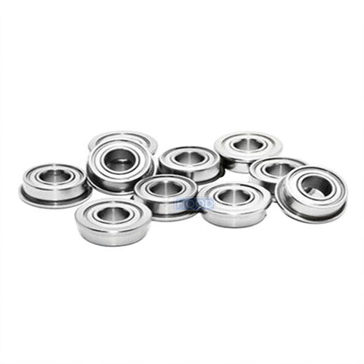 HQQD Flanschseite Wasserbombenbox -Lager MF83 Schritt 8mm Tasse MF93 Offen 9mm Kantengetriebe MF63 F683/2,5 3*7*2,5 mm*6 Teile