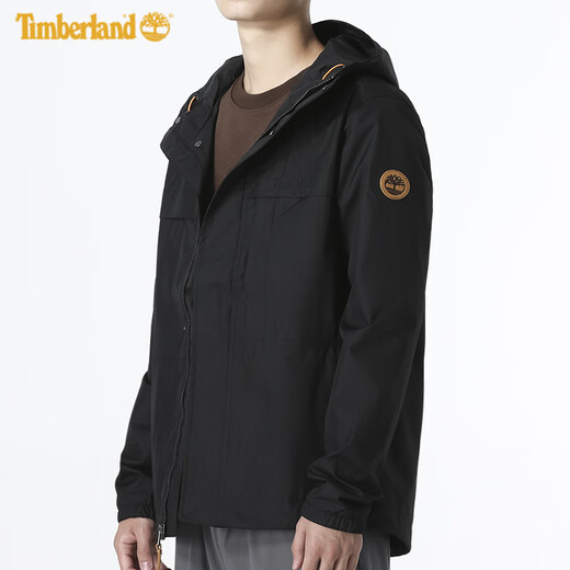 Timberland Timberland Jacke Herren Spring Outdoor Wandersport Sport Leisure Schwarze Kapuze -Ladungsjacke A695W A695W001/Schwarz/Logo Zufall XL/185