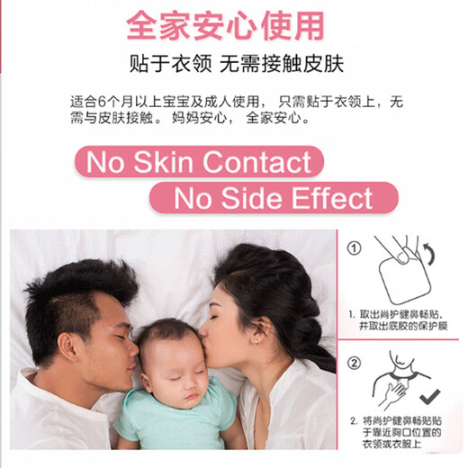 Shanghu Healthy Nose Comfort Patch, Nose Ventilation Patch, Essential Oil Ventilation Nasal Patch, Night Use Set of 10 Patch, Nose Refreshing Patch imported from Italy