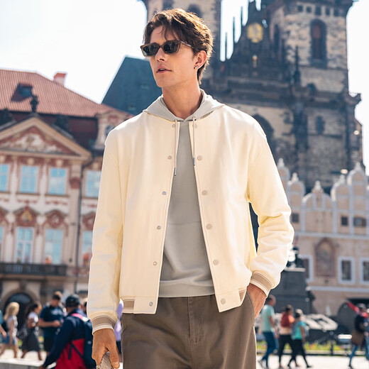 Mr. Bu Bu’s thin base sweatshirt for men casual hooded men’s inner top 2025 new product KT15763 Kangaroo bag-Bronze M (170)
