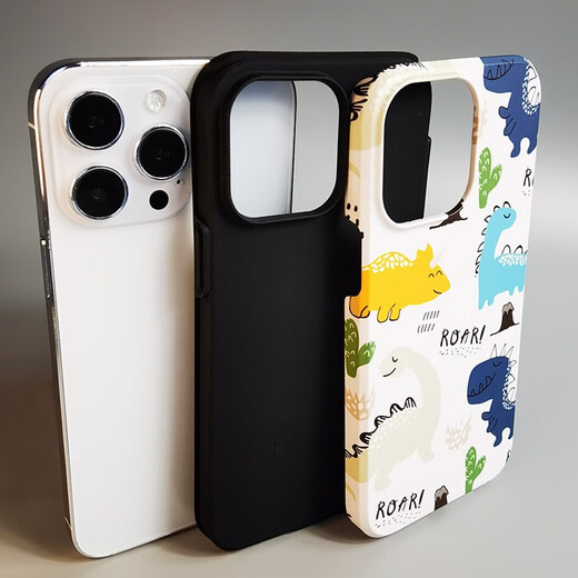 meskins 适用苹果iPhone16手机壳创意保护壳全彩双层防摔磨砂双层硅胶软硬壳支持来图定制莫兰迪蓝色新款 【亲肤手感双层壳】829 iPhone14promax