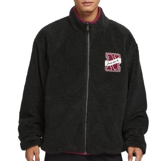 Nike Herren-Kleidung neu warm warm Lambmere Casual Sports Stehkragenjacke DQ4885-010 FV8588-010 XL
