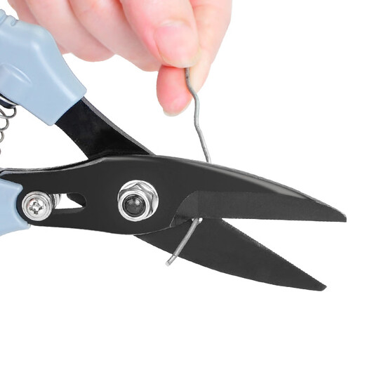 Taiji nouveaux ciseaux en fer, ciseaux en fil de fer, ciseaux à mailles de fer, ciseaux à plaques en plastique dur, ciseaux à quille pour plafonnier, ciseaux en fer de nouveau style Taiji 211, 1 paire